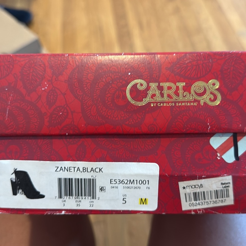 Carlos by Carlos Santana Black Fringe Heels - Picture 5 of 5